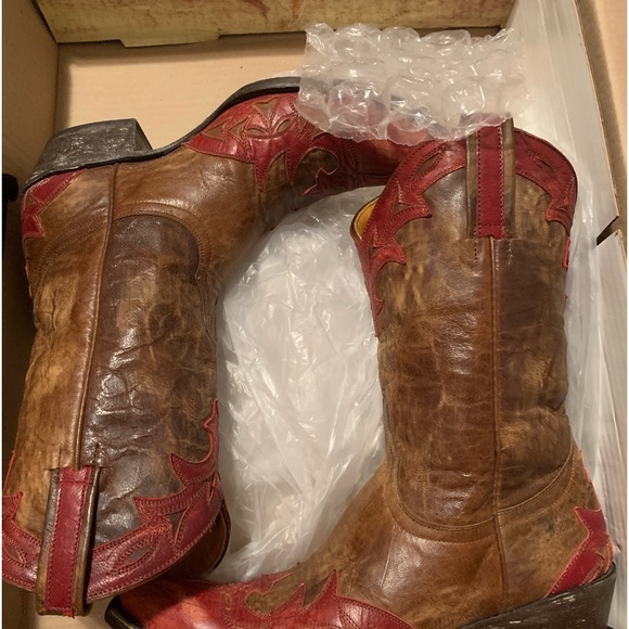 Old Gringo Western Boots Red Tan 7 - Picture 1 of 5